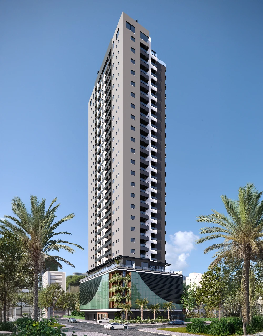 Jardins de Sintra no litoral norte de SC